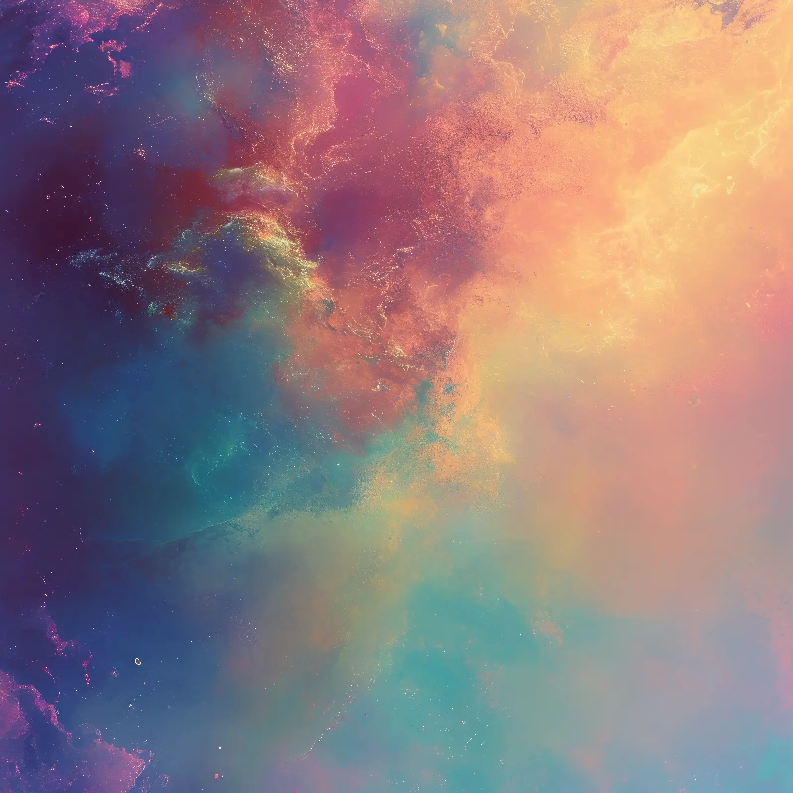 A cosmic dance of vibrant hues