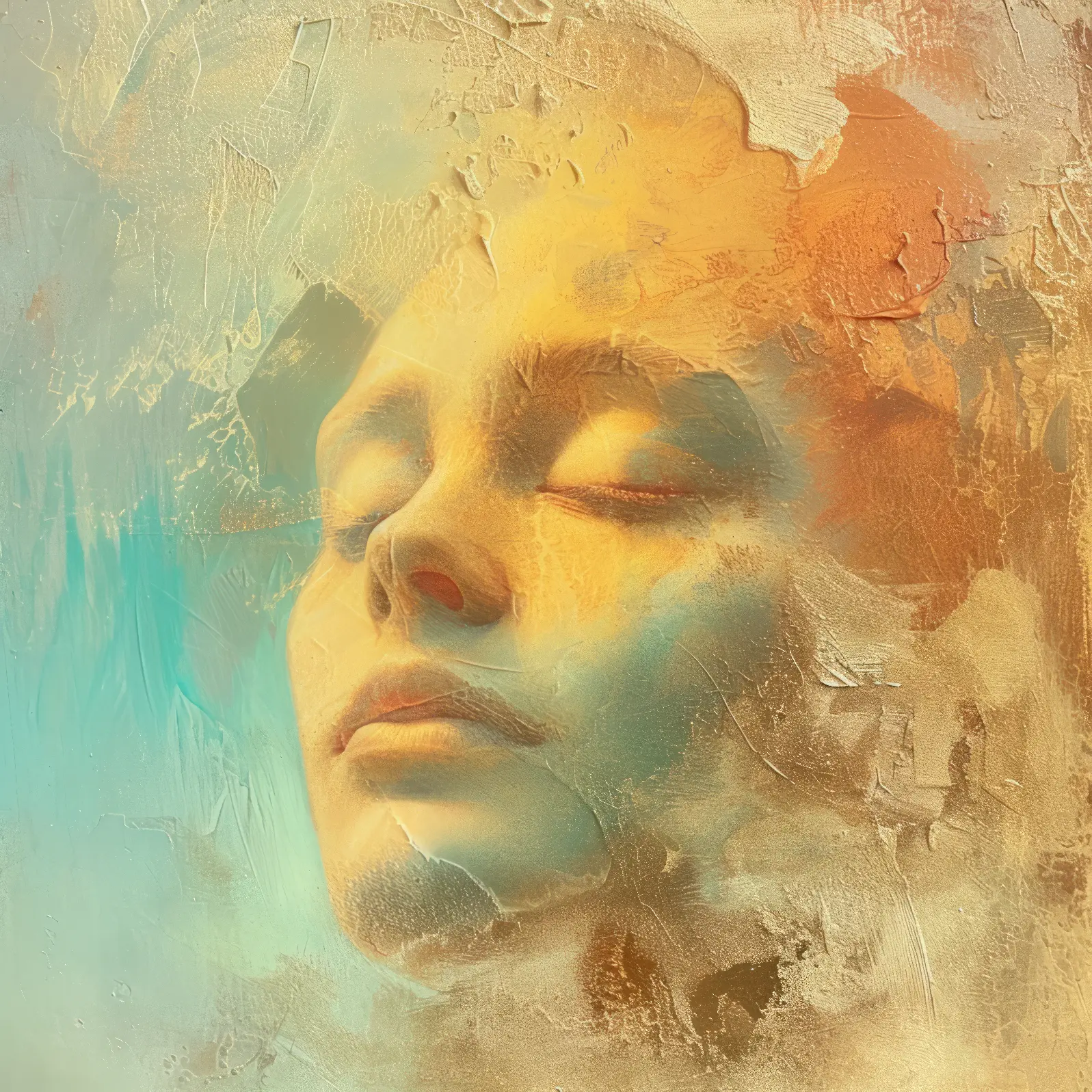 A Peaceful repose in warm, textured hues