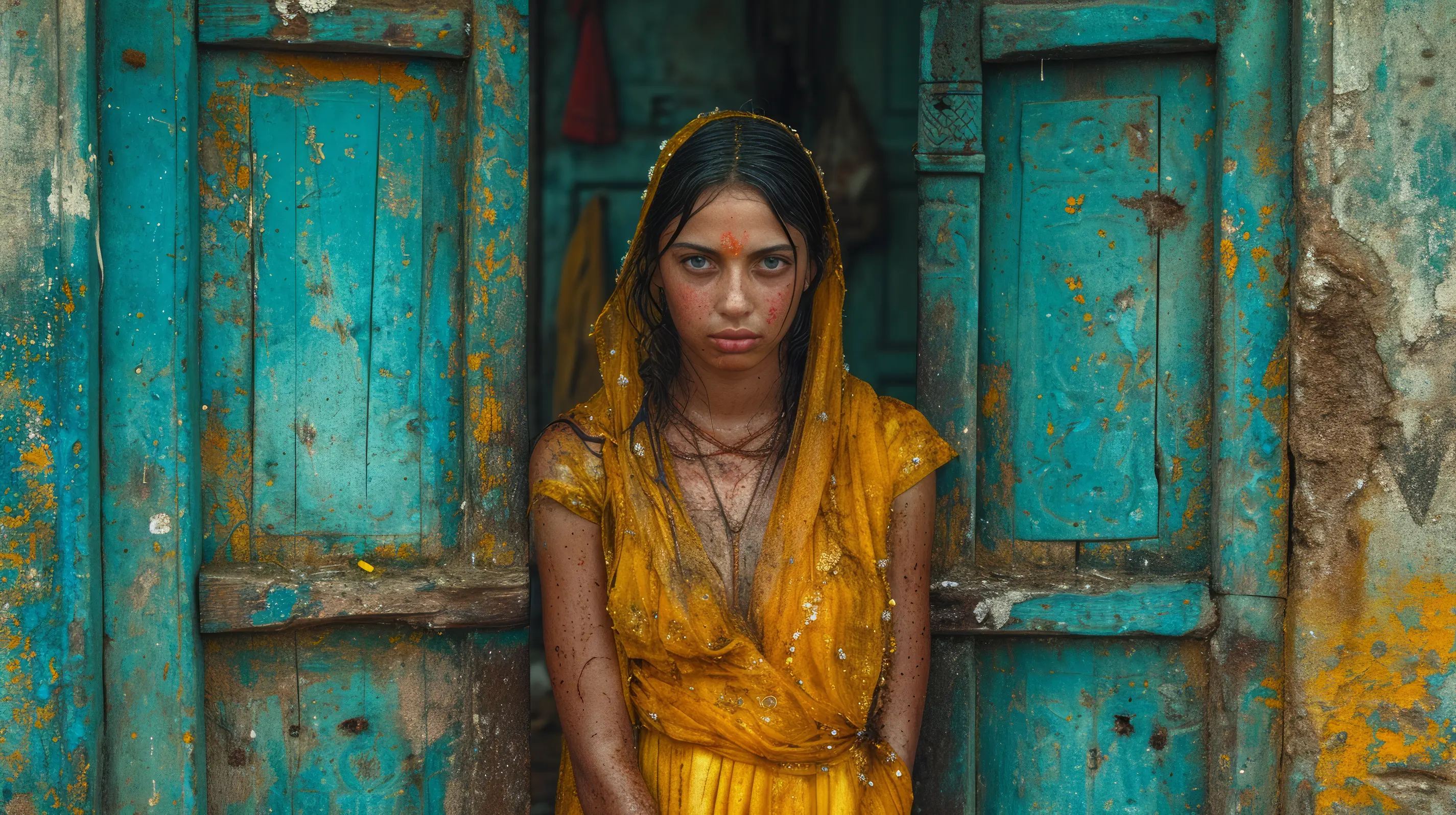 A Youthful serenity, golden radiance