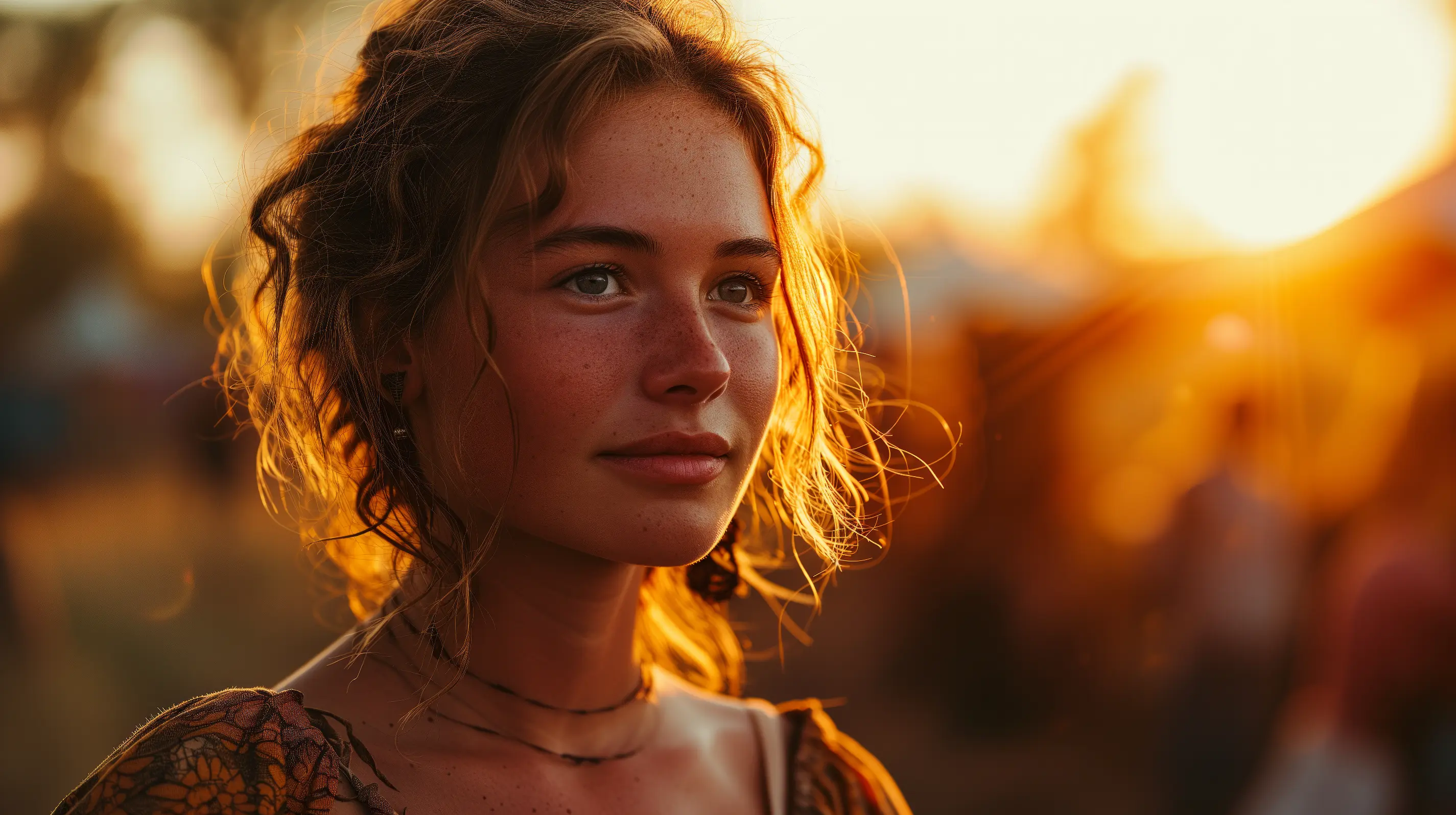 Sunset’s muse, a serene glance