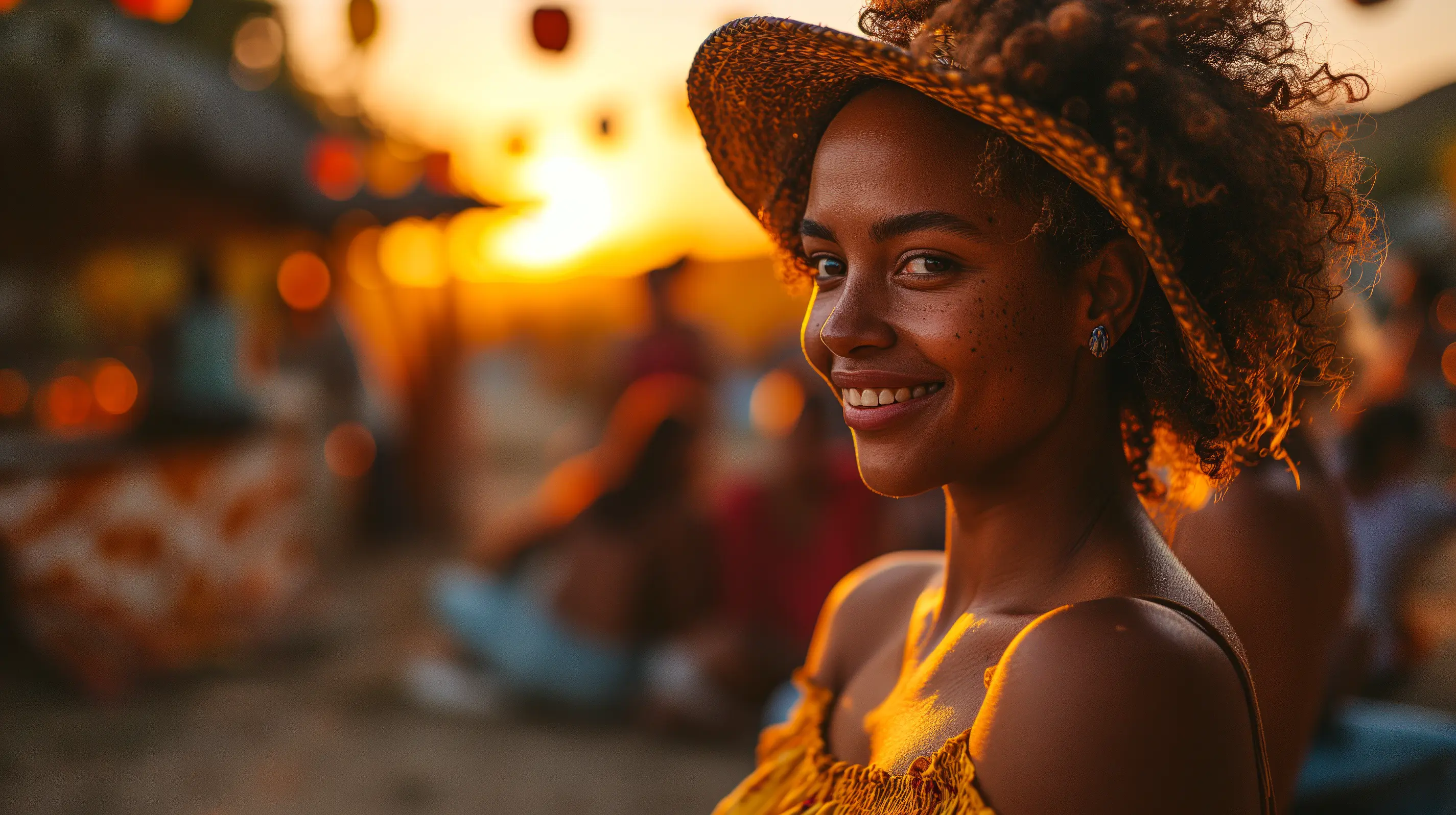 A Sunny smile, carefree spirit; the essence of summer