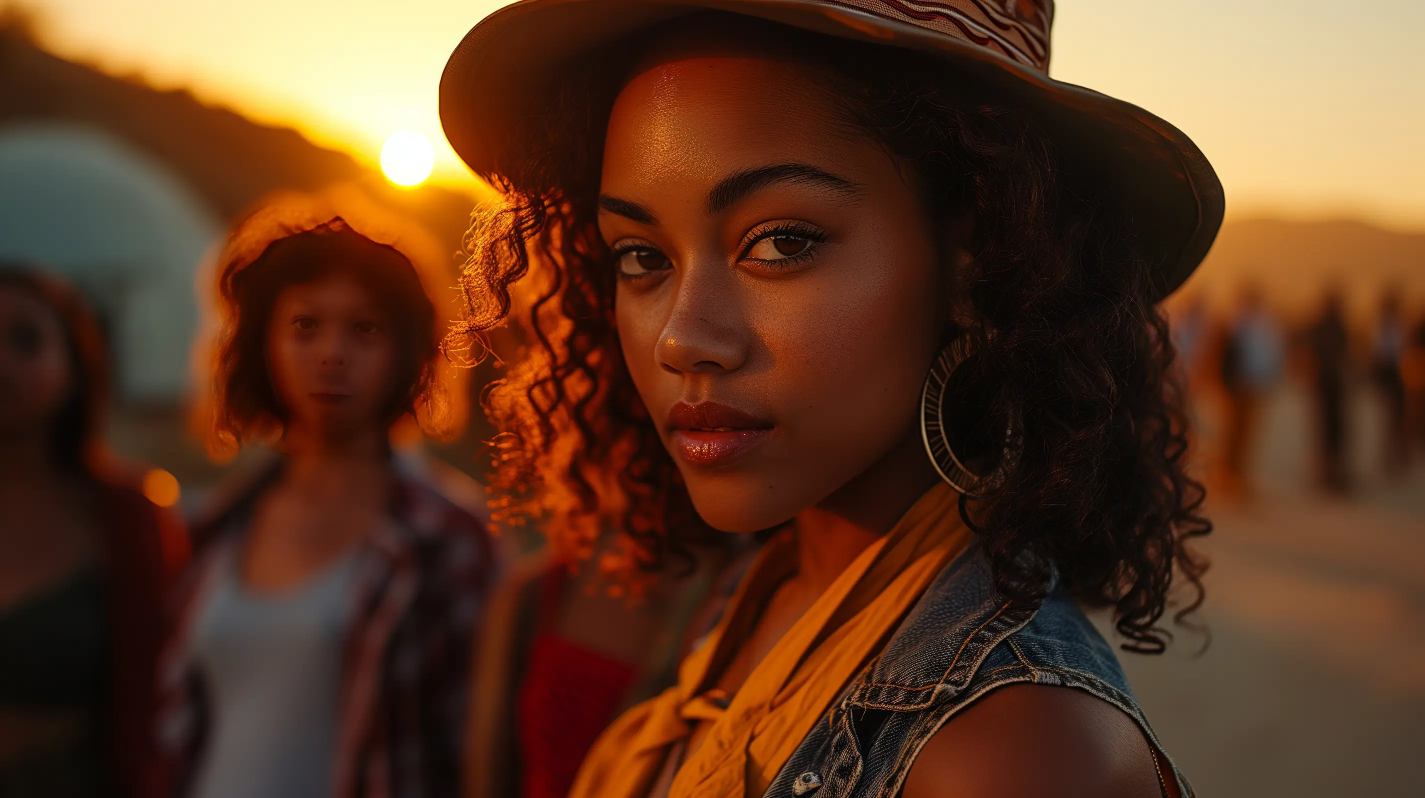A Soulful explorer, sunset adventures await; freedom calls