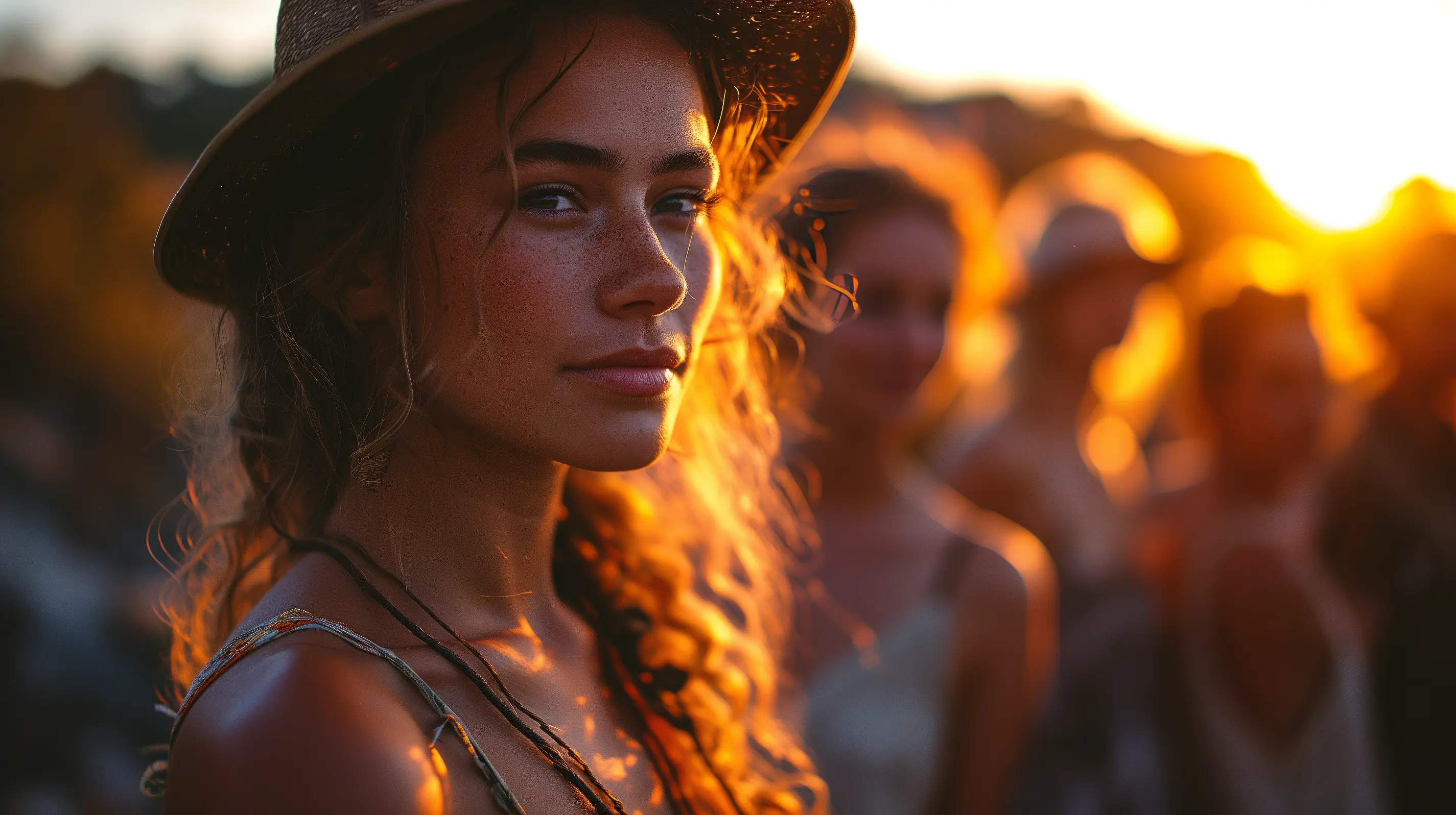A Contemplative youth in twilight; serenity surrounds