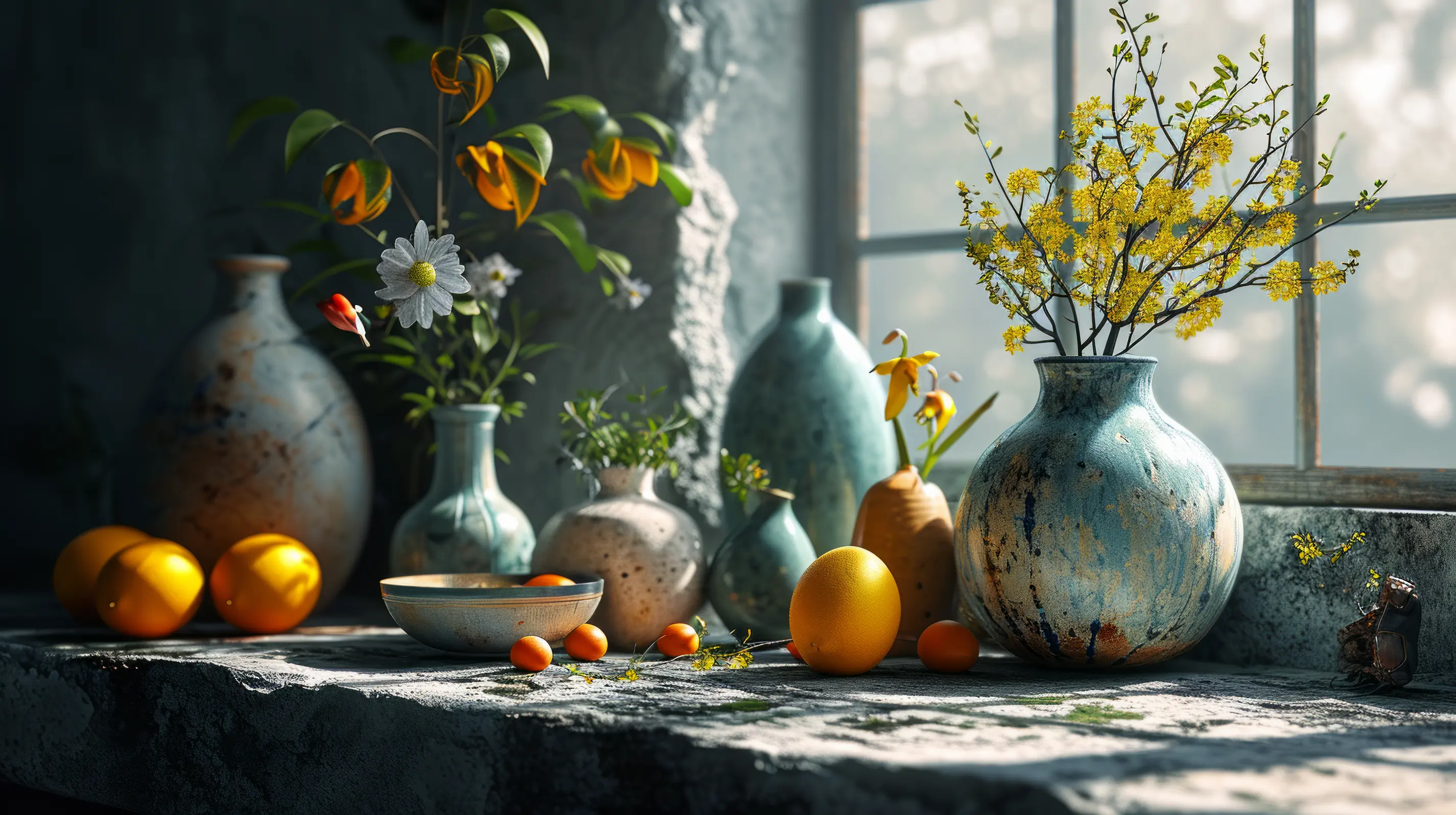 A Spring whispers in blue