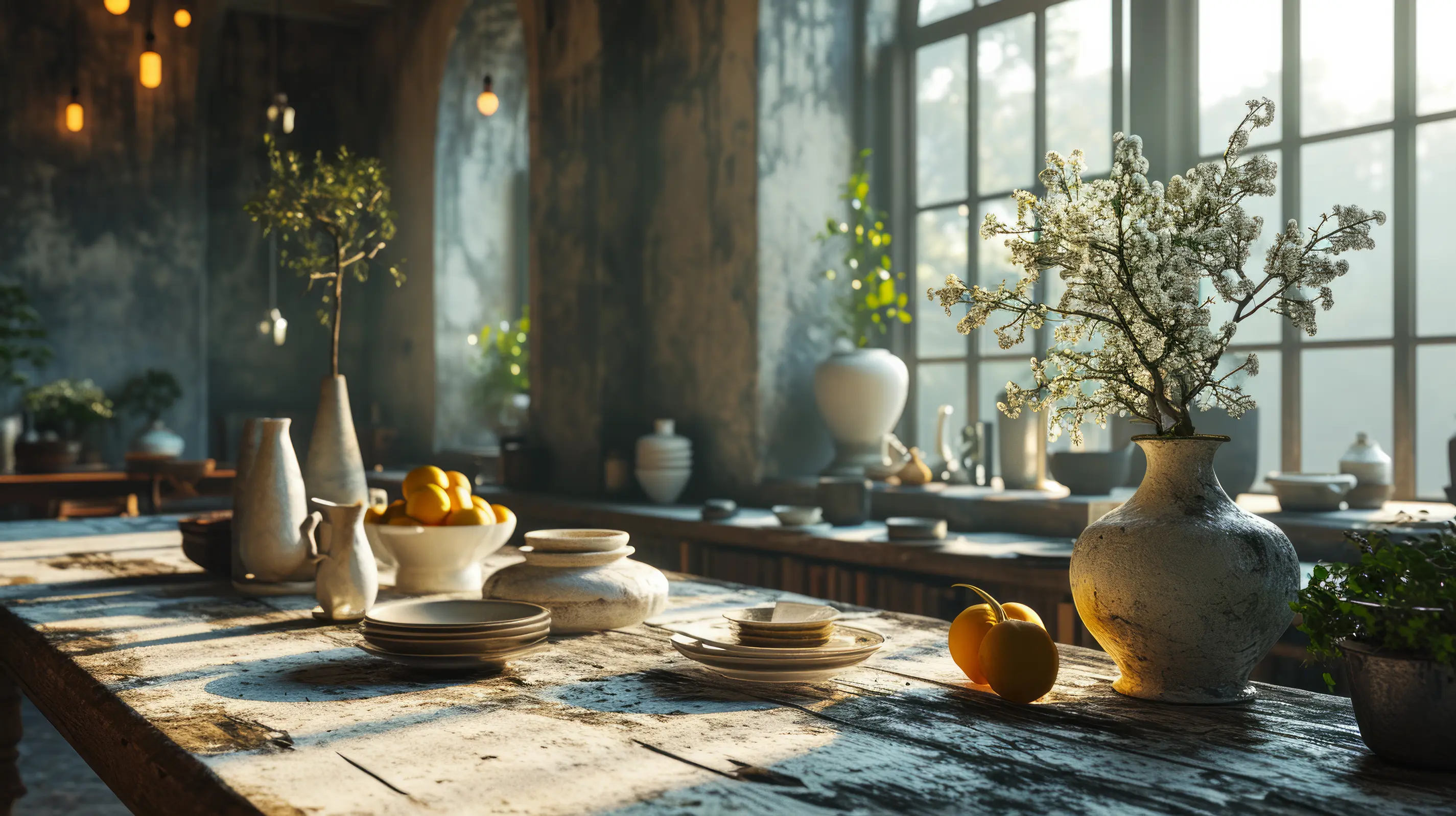 A Serene orchard glow